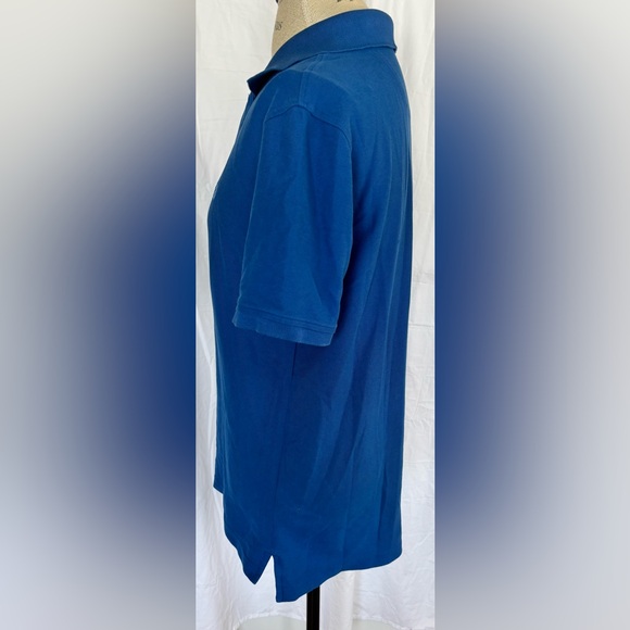 Izod Men’s Advantage Performance Classic Polo Shirt in Cerulean Blue Sz S - Picture 3 of 5